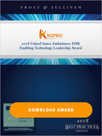 Kareo earns frost sullivan technology award