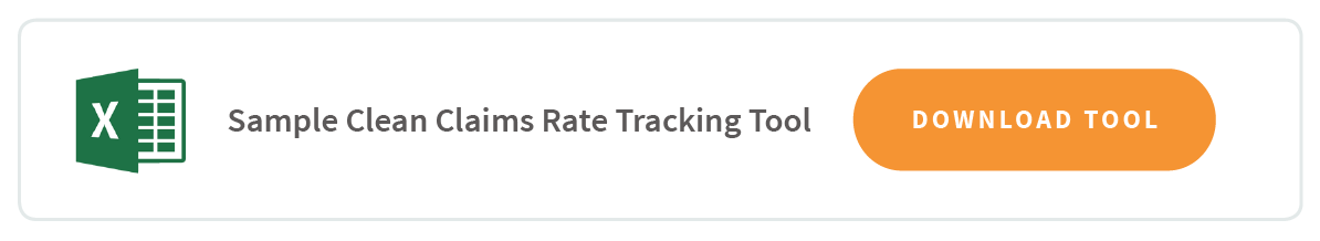  Clean Claims Rate Tracking Tool